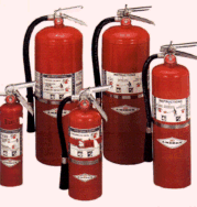 dry chemical extinguishers