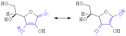 resonance in ascorbate anion