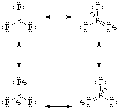 resonance structures of BF3