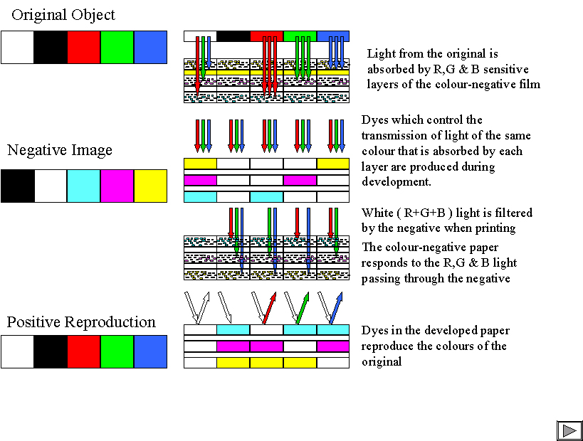 Re Why are picture positives the oposite color of picture negatives?