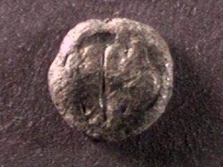 Ancient coin from the island of Lesbos