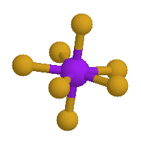 ball&stick model of IF7