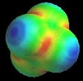 charge density surface for sulfate 
ion