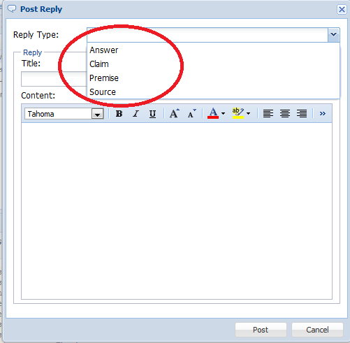 Prototype: Post Reply Panel